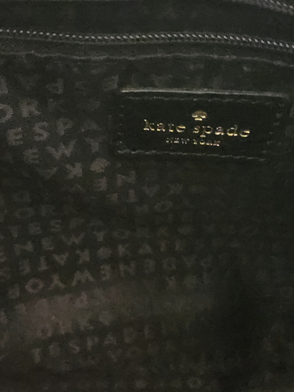 kate spade New York Black Pebbled Leather Satchel - Picture 13 of 16